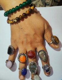 Crystal Finger Rings