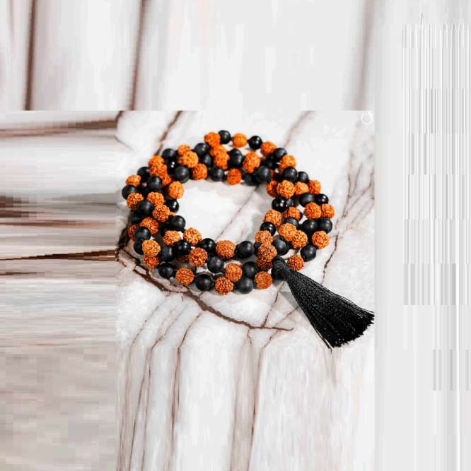 Karungali Rudraksha mala 8 MM