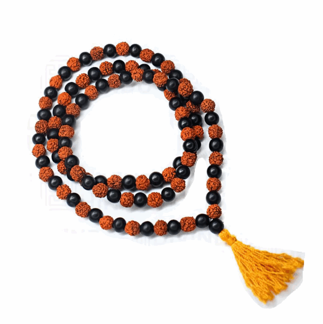 Karungali Rudraksha mala 8 MM