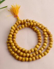 White Chandana Mala 8mm