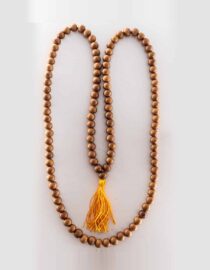 White Chandana Mala 8mm